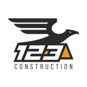 123 Construction logo