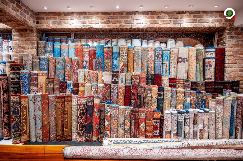 multiple carpets grand bazaar istanbul turkey copy
