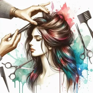 Farah’s beauty salon logo