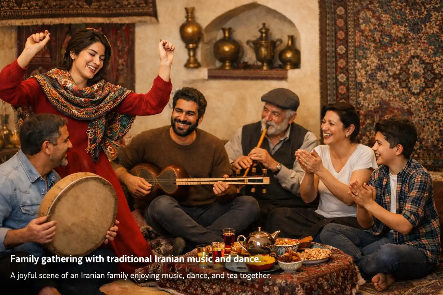 Iranian entertainment at a cultural celebration.