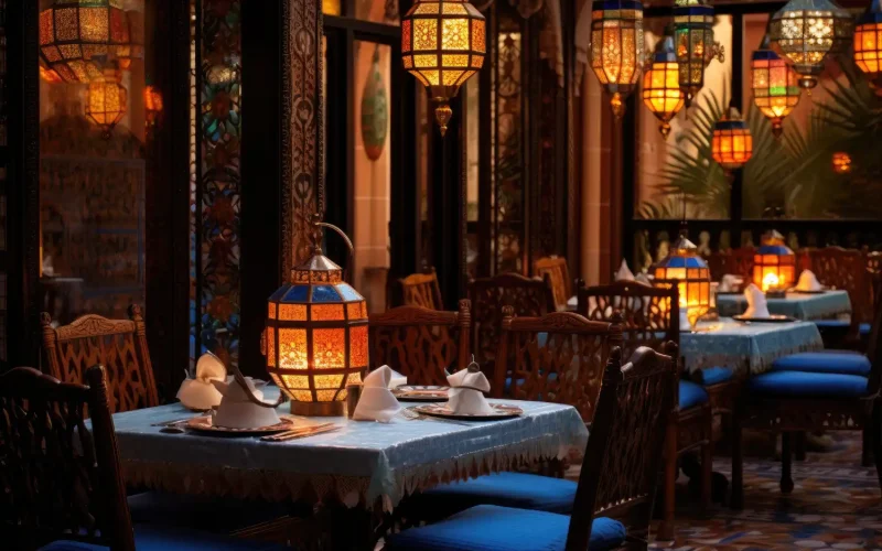 A selection of delicious Persian dishes from top Iranian restaurants in Charlotte, showcasing kabobs, rice, and stews.