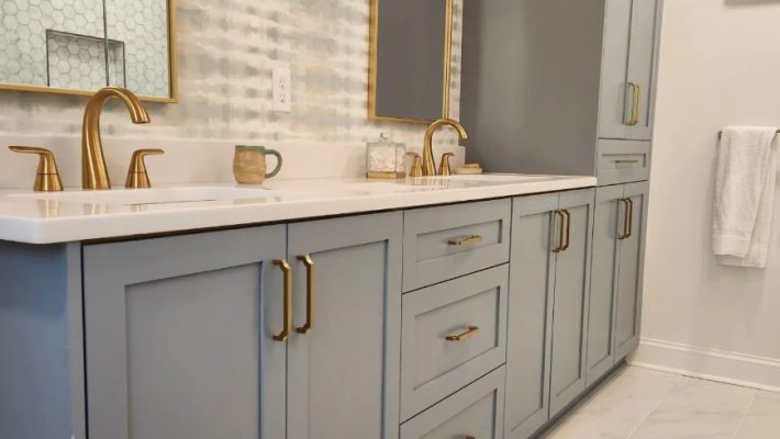 Charlotte woodworking cabinets bathroom