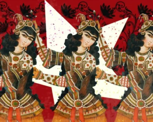 Traditional Persian dancers in colorful attire, showcasing intricate movements and cultural elegance.