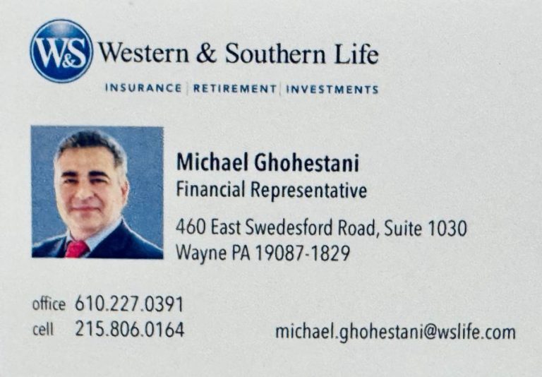 Michael Ghohestani Financial representative at Western & Southern Life