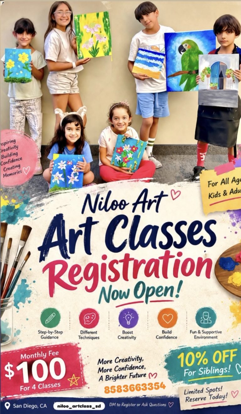 NILOO Art class photo